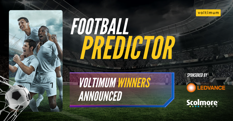 Voltimum Football Predictor winners announced!