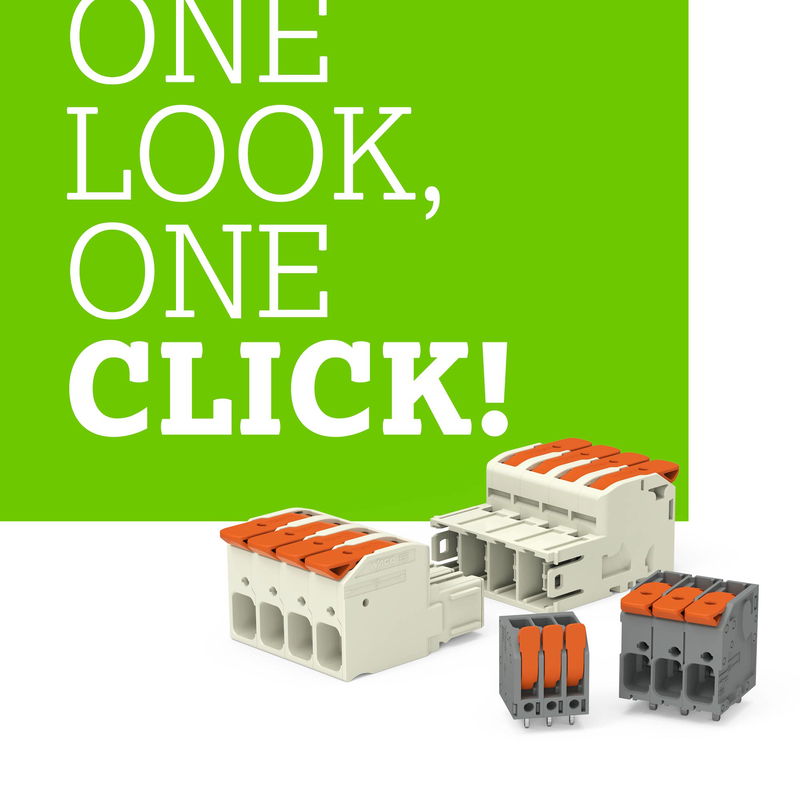 WAGO PCB terminal blocks and pluggable connectors with lever