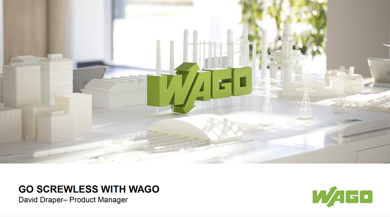 Go screwless with WAGO