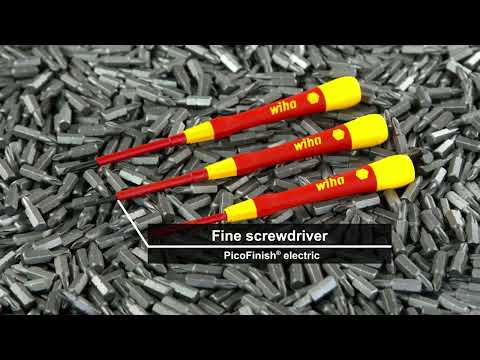 Fine screwdriver set PicoFinish® electric