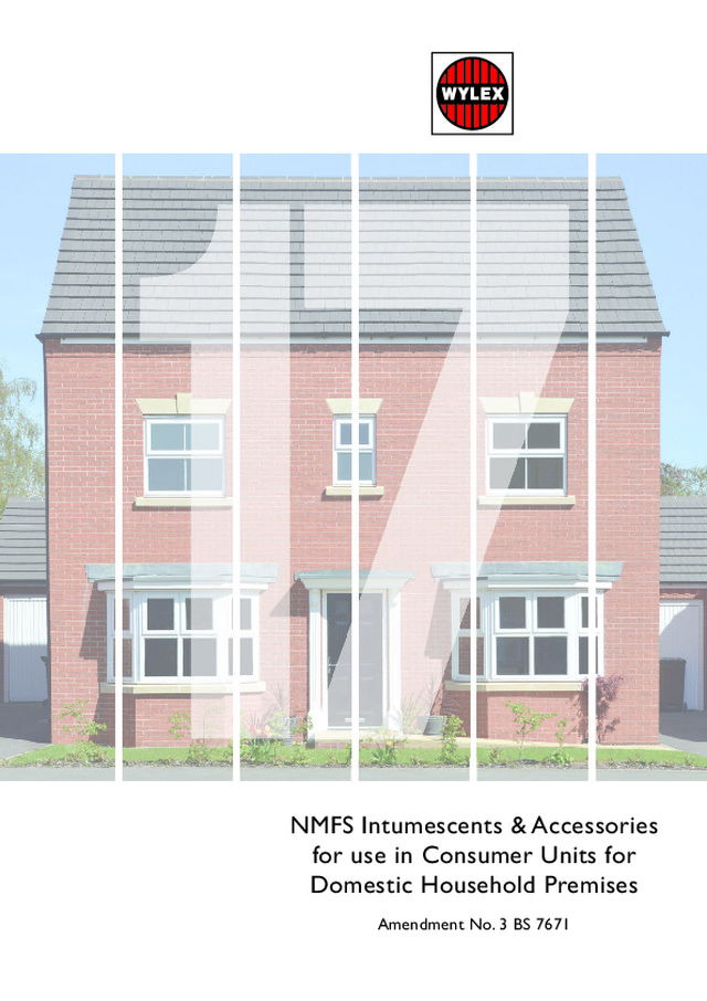 NMFS Intumescents & Accessories for use in Consumer Units for Domestic Household Premises