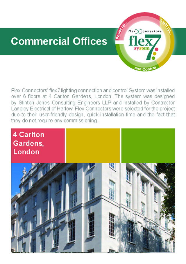 4 Carlton Gardens London - Flex Connectors - Case Study - 2016