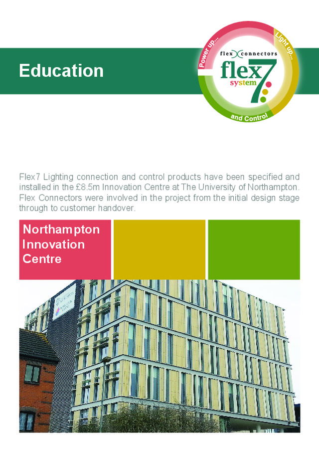 Northampton Innovation Centre- Flex Connectors - Case Study - 2016