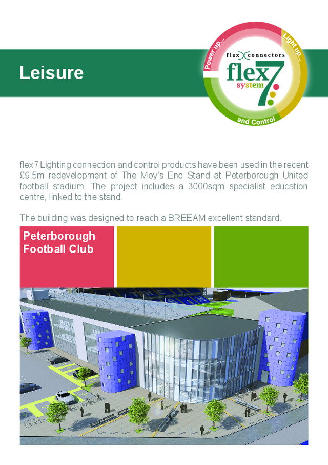 Peterborough Football Club - Flex Connectors - Case Study - 2016