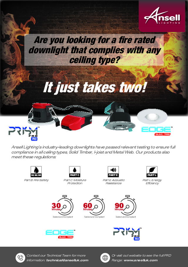 Ansell Fire Rated Downlights