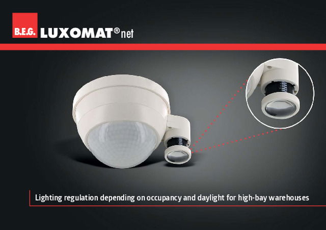 Lighting regulation depending on occupancy and daylight for high-bay warehouses