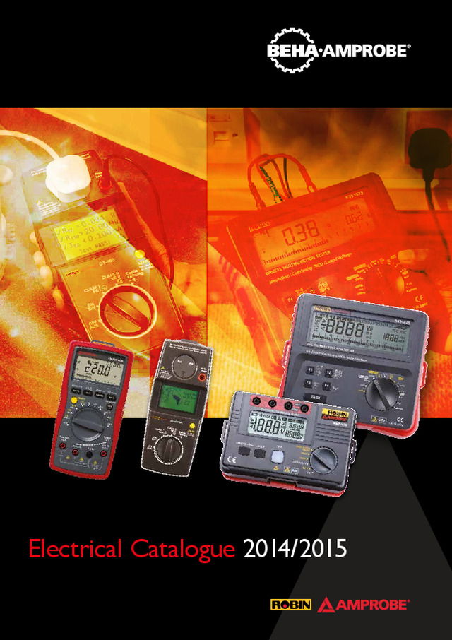 Robin-Amprobe - Electrical Catalogue 2014