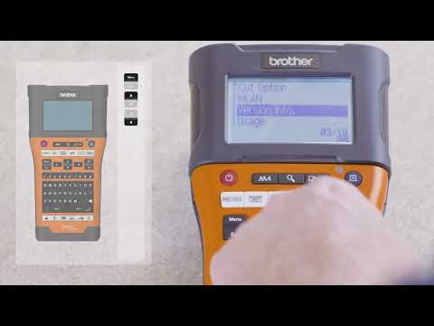 PT-E550W – Downloading the app and connecting your device