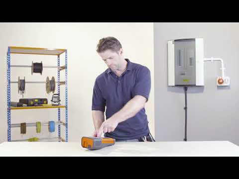 PT-E550W – Creating a cable label