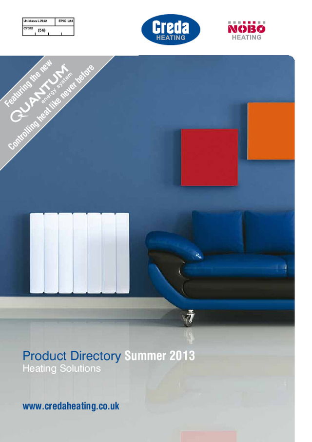Creda Nobo Products Brochure