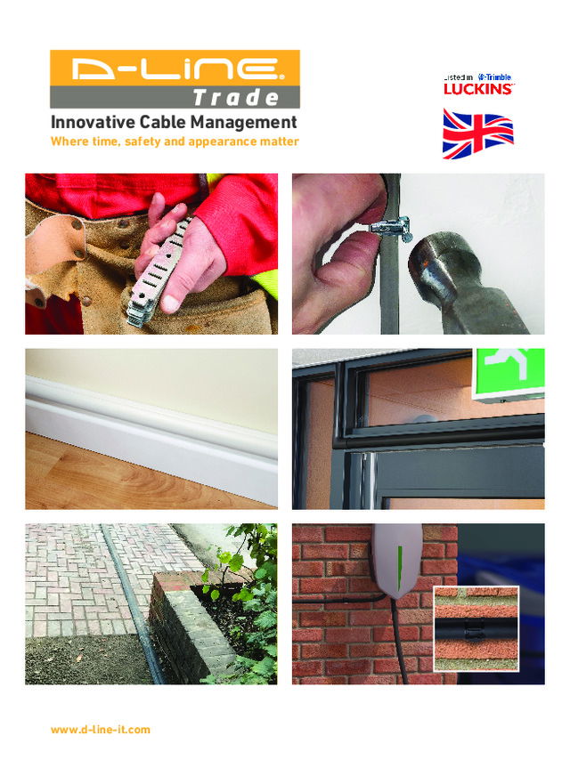 D-Line Trade Brochure: Innovative Cable Management