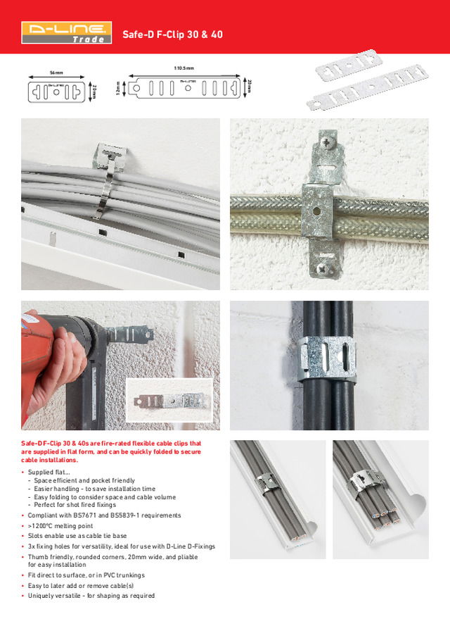 Safe-D F-Clip 30 & 40 Data Sheet