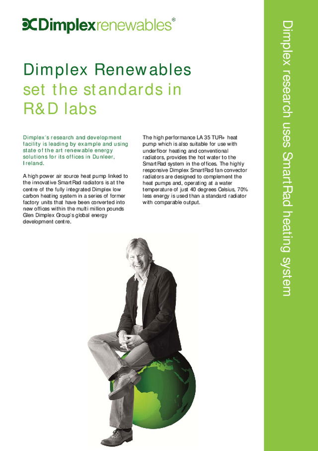 Dimplex Renewables set the standards in R&D labs