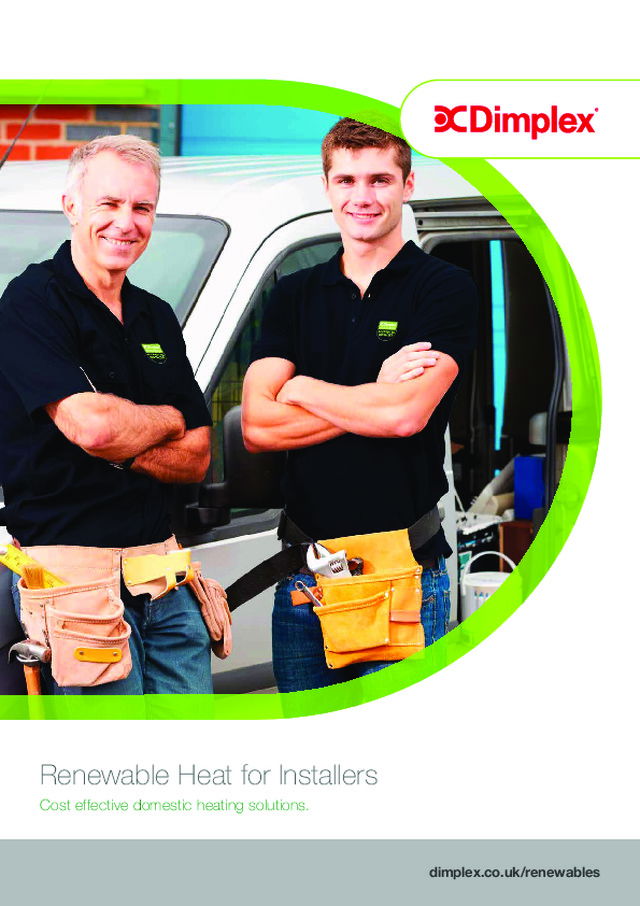 Renewables Heat For Installer Brochure