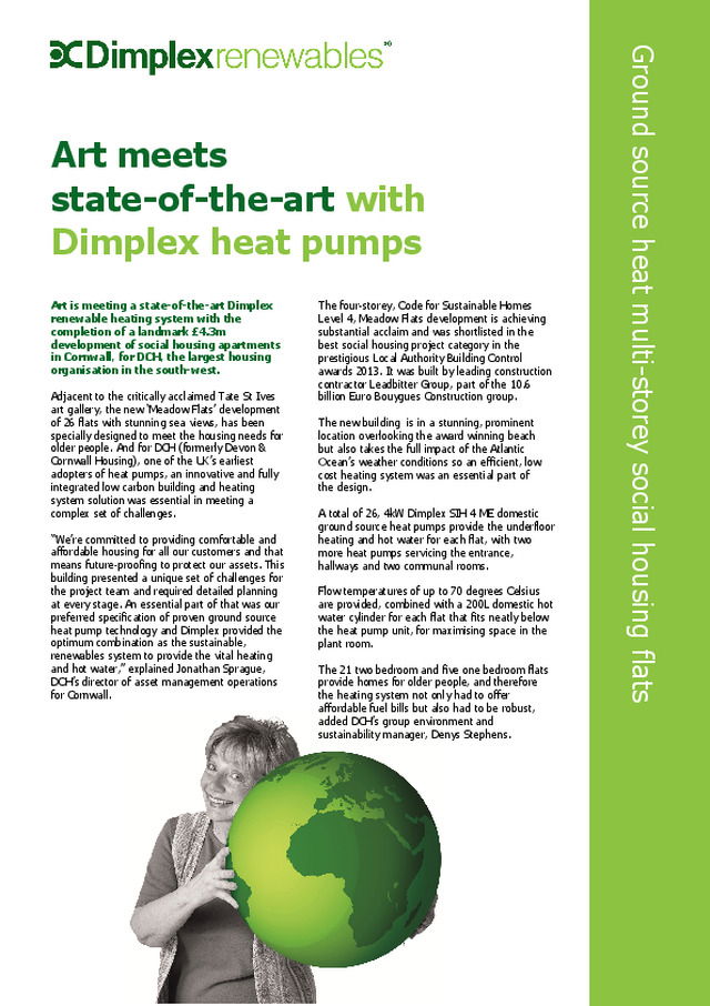 Art meets state-of-the-art with Dimplex heat pumps