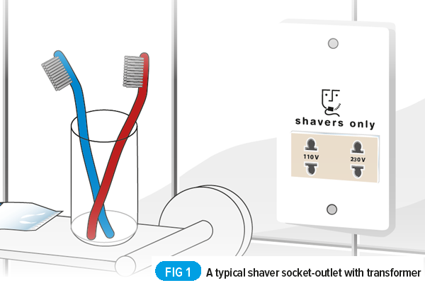 Socket-outlets for shavers