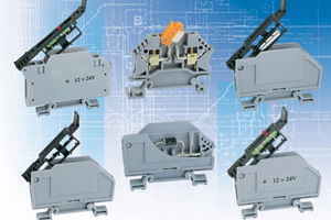 Cost-effective fuse DIN-rail terminal blocks from Elkay