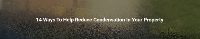 14 Tips to Help You Reduce Condensation in your Home