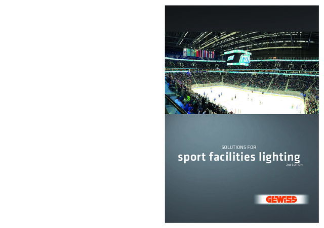 Gewiss - Sport Facilities Lighting - 2016