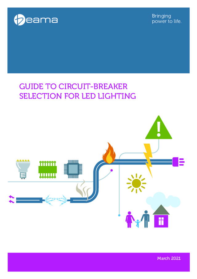 Guide to circuit-breaker selection for LED lighting