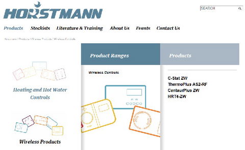 Major upgrade for Horstmann website