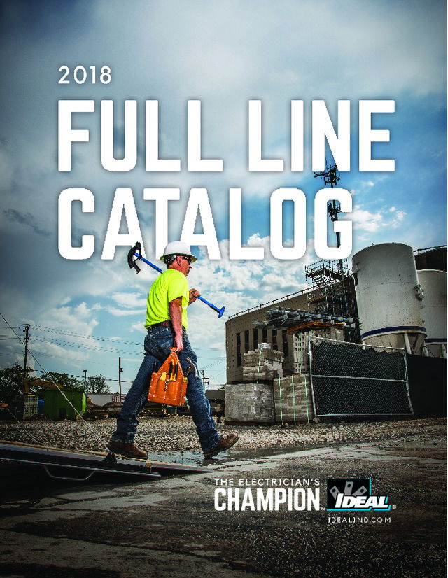 IDEAL INDUSTRIES EMEA 2018 Full Line Catalogue