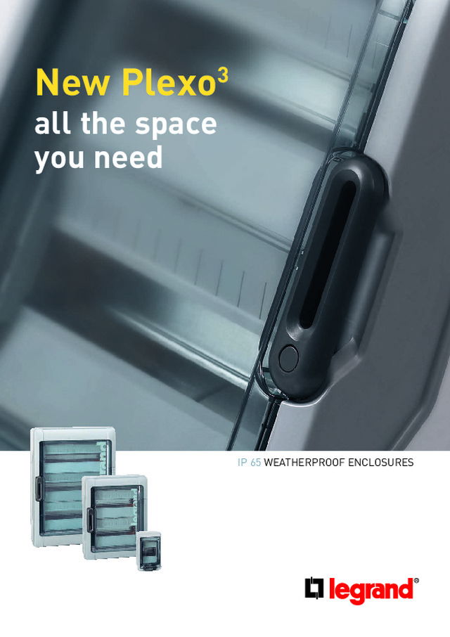 Legrand - Product Brochure - Plexo Weatherproof Enclosures