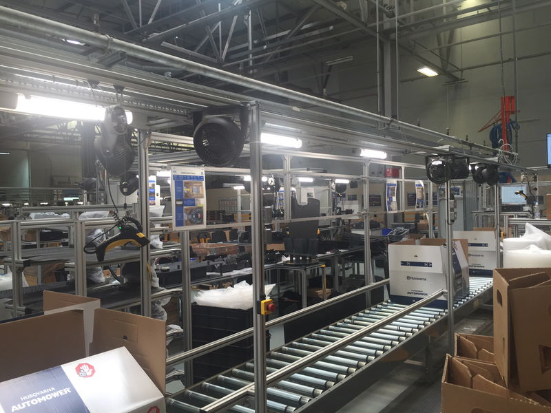 Megaman’s Dino Integrated LED Battens Provide Wide Light Distribution for Husqvarna