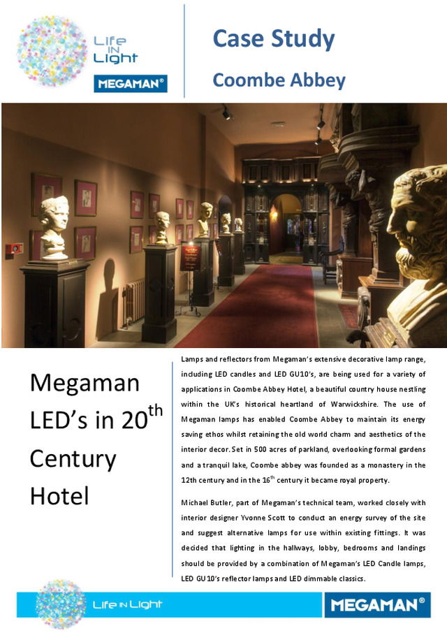 Megaman - Case Study - Coombe Abbey