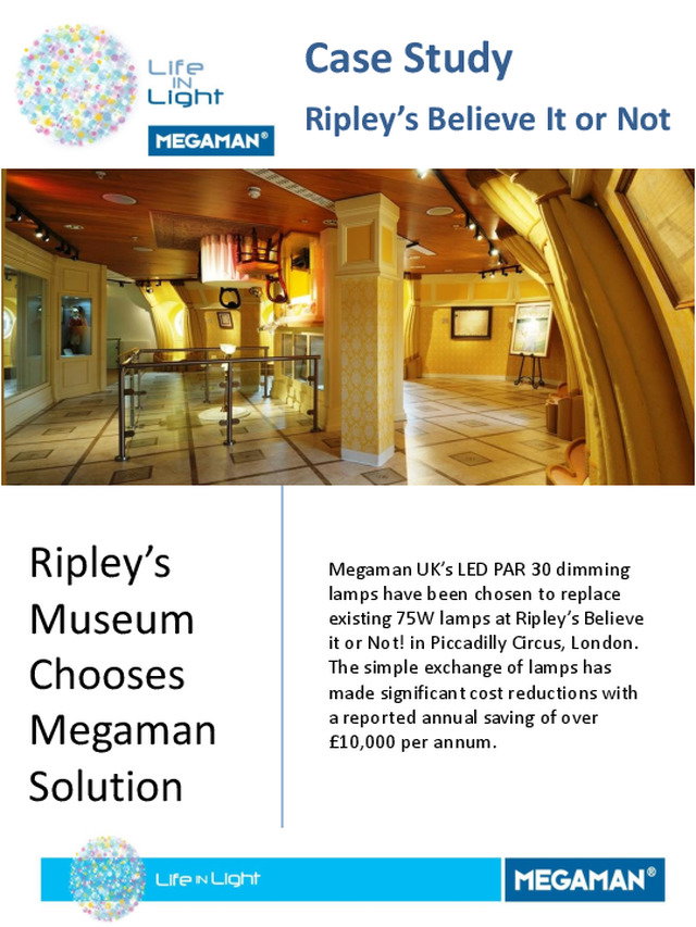 Megaman - Case Study - Ripley’s Believe It or Not  - 2015