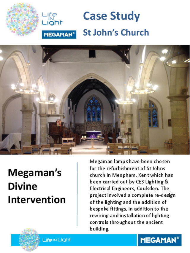 Megaman - Case Study - St John’s Church  - 2015