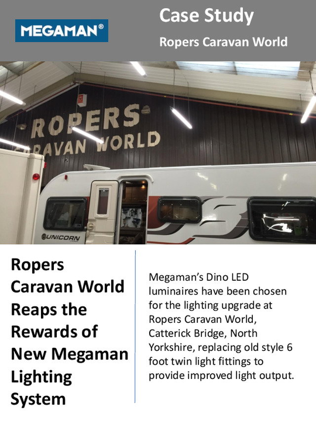 Ropers Caravan World - Case Study - Megaman - 2016