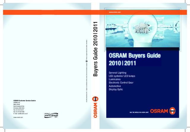 OSRAM - Product Catalogue - Buyers Guide 2010 | 2011