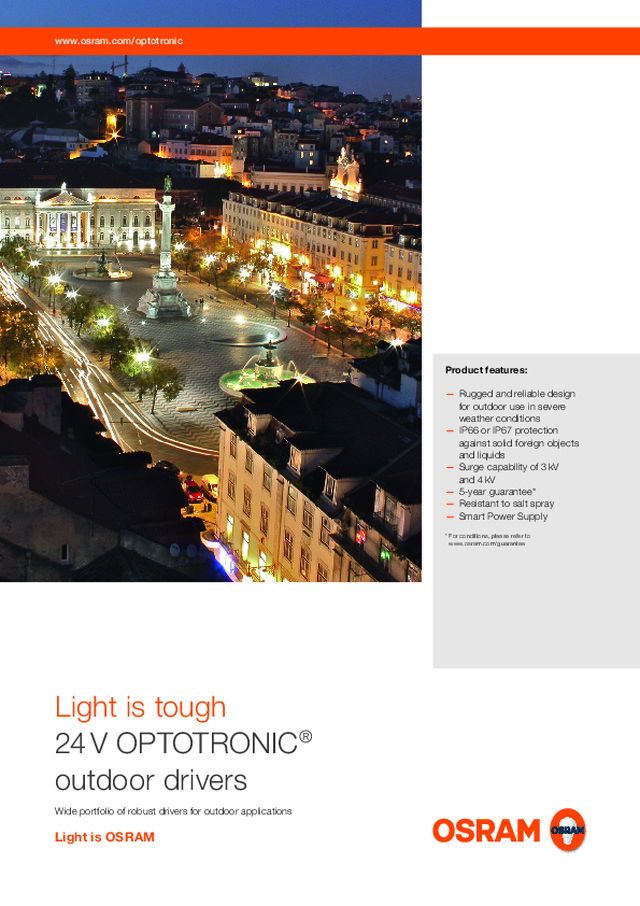 Light is tough - Osram - 2017