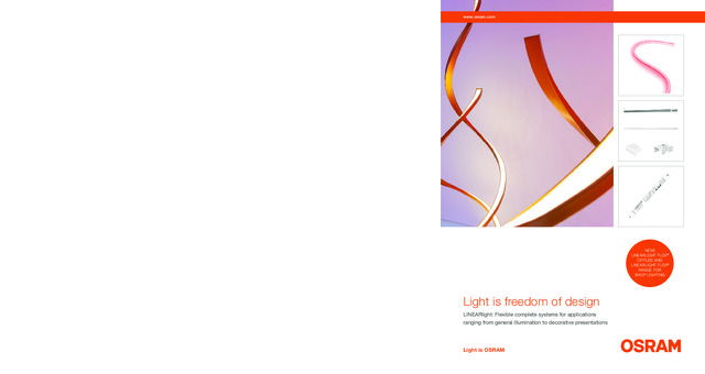 Light is freedom of design