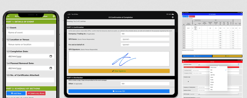 7909 Certification Software