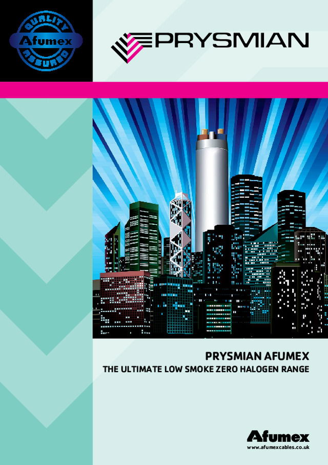 Prysmian - Product Catalogue - The Ultimate Low Smoke Zero Halogen Range
