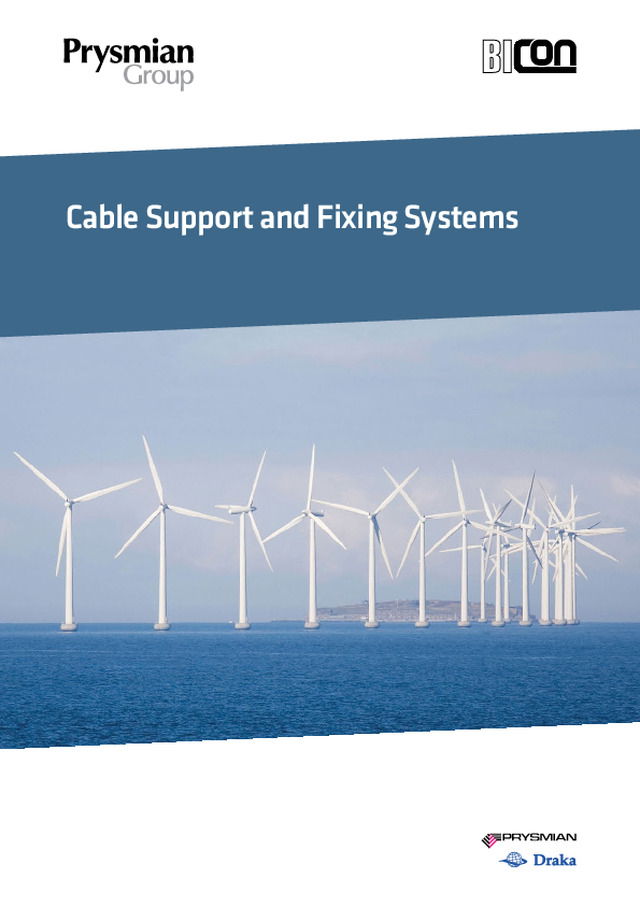 Prysmian - Product Catalogue - 2015 - Cable Support and Fixing Systems