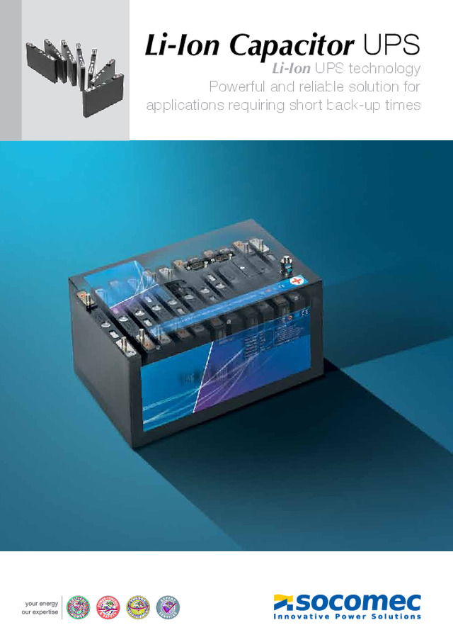 Li-Ion Capacitor UPS