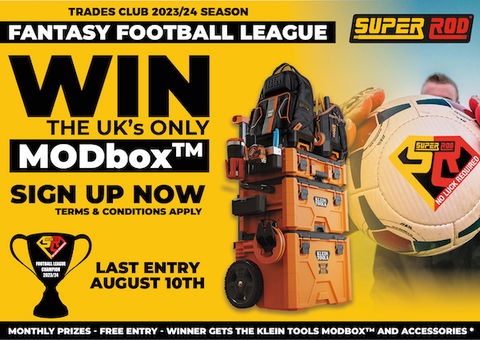 Join the Trades Club Fantasy Football League and Win Big with Klein Tools MODbox™!