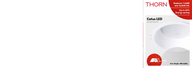 Thorn - Product Brochure - Cetus LED - 2015