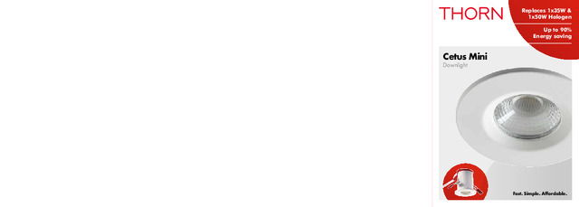 Thorn - Product Brochure - Cetus Mini - 2015