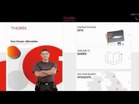 Thorn Lighting - Contractor App