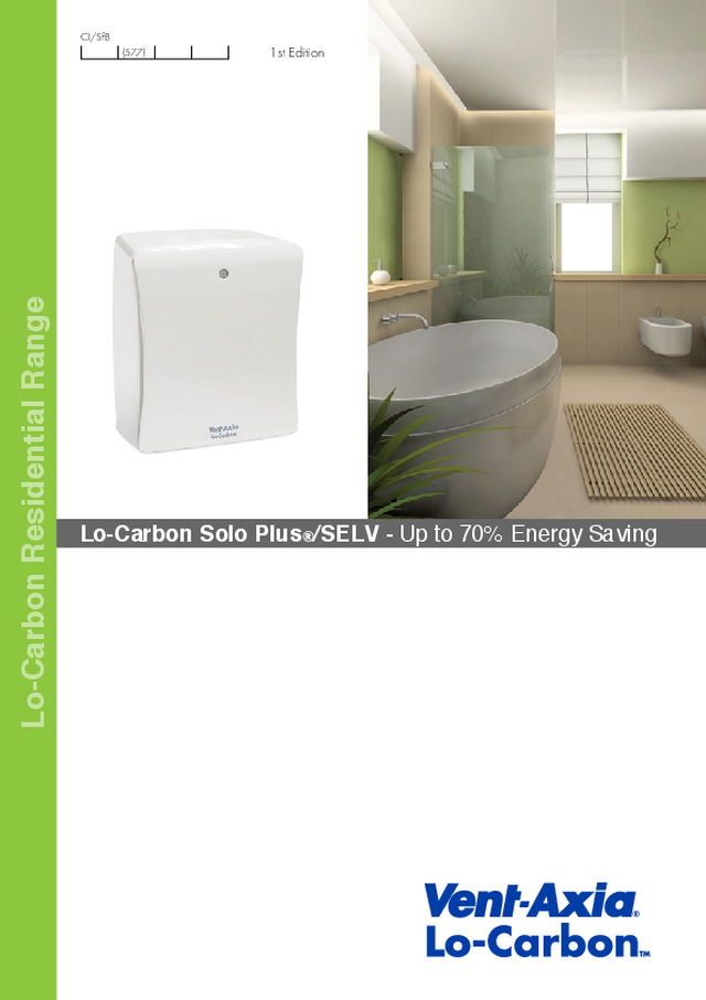 Lo-Carbon Solo Plus Brochure
