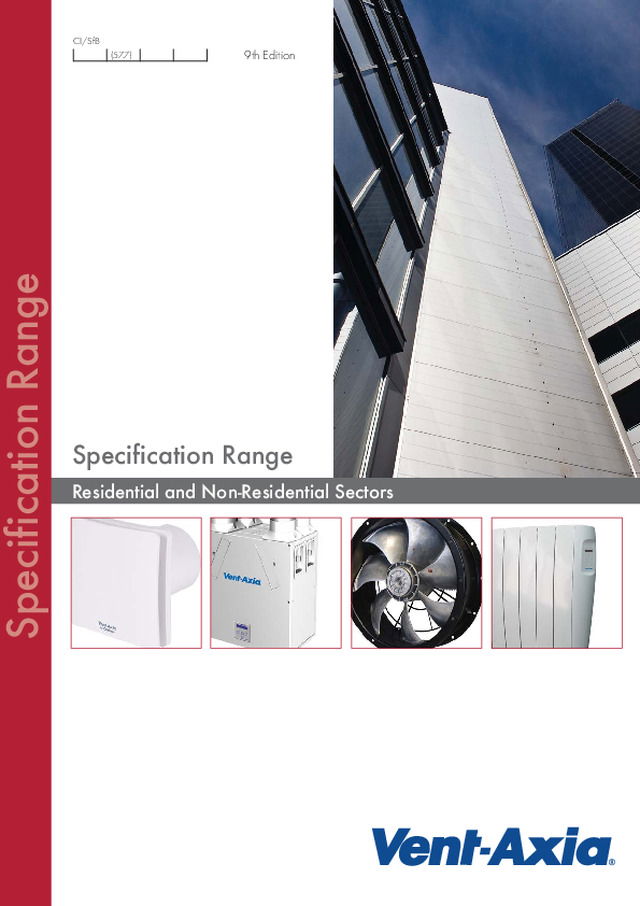 Specification Brochure 9th Edition - Residential and Non-Residential Sectors
