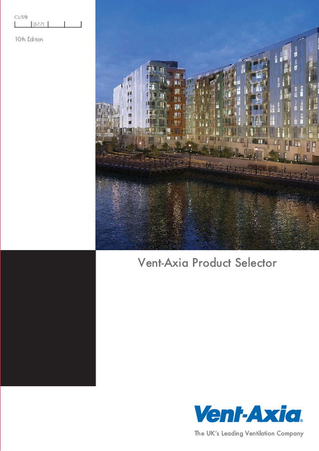 Vent-Axia - Product Catalogue - 2015 -  Vent-Axia Product Selector