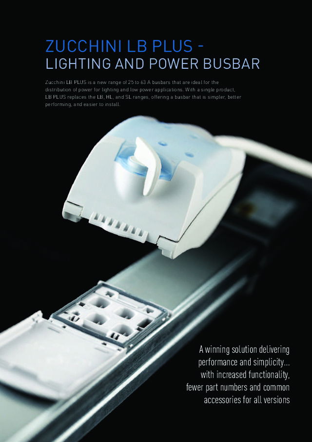 Zucchini LB Plus - lighting and power busbar