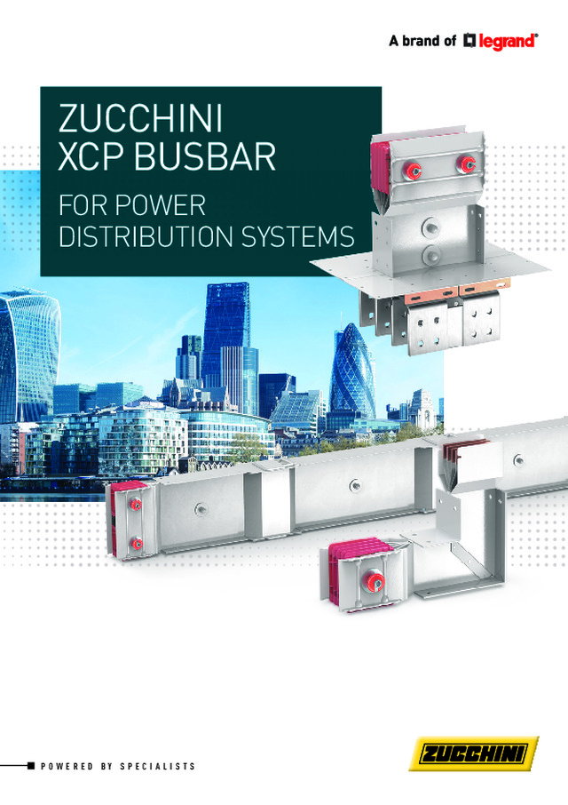 ZUCCHINI XCP BUSBAR FOR POWER DISTRIBUTION SYSTEMS