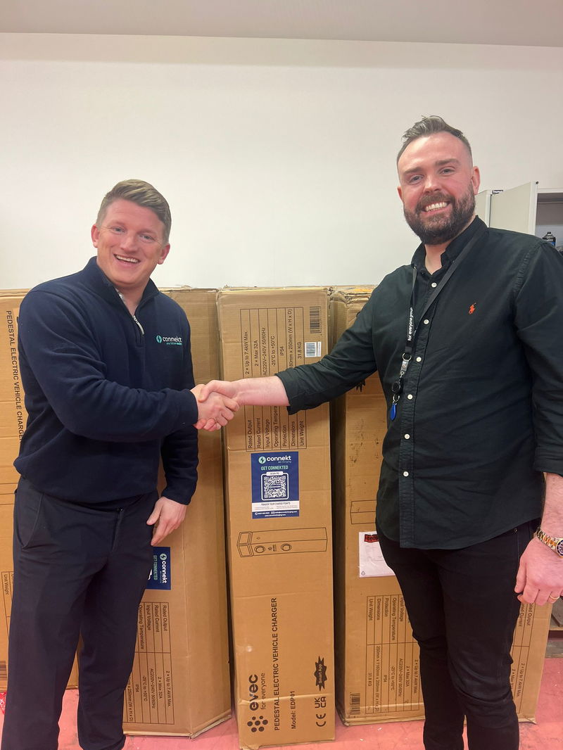 evec partners with Connekt to enhance its EV charging solutions