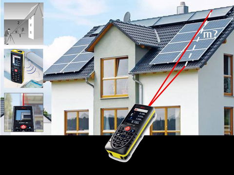 Measuring solutions for Photovoltaic (solar panels) applications with the Leica DISTO™ D8